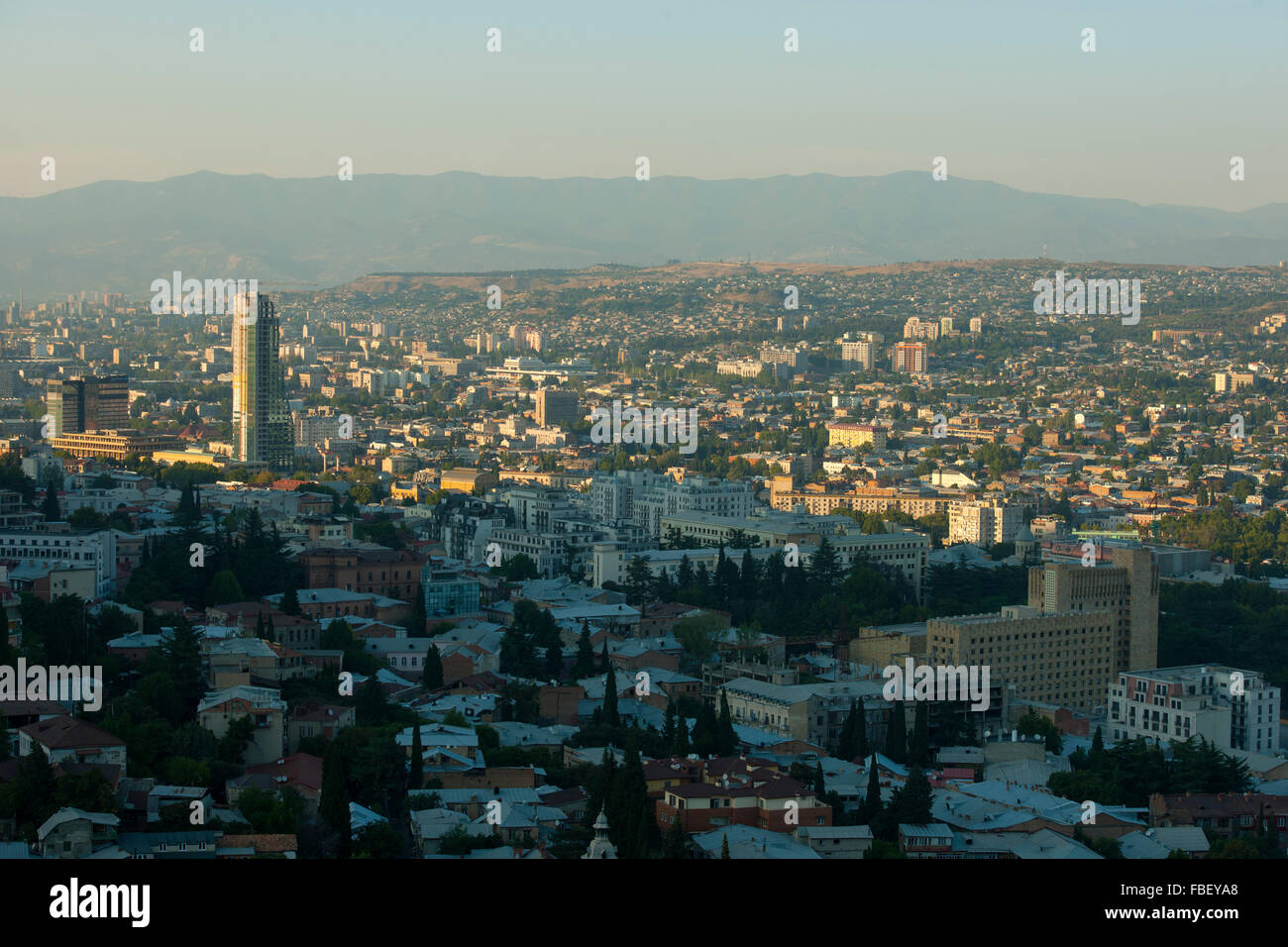 Georgien, Tiflis, Blick auf die Stadt Stock Photo