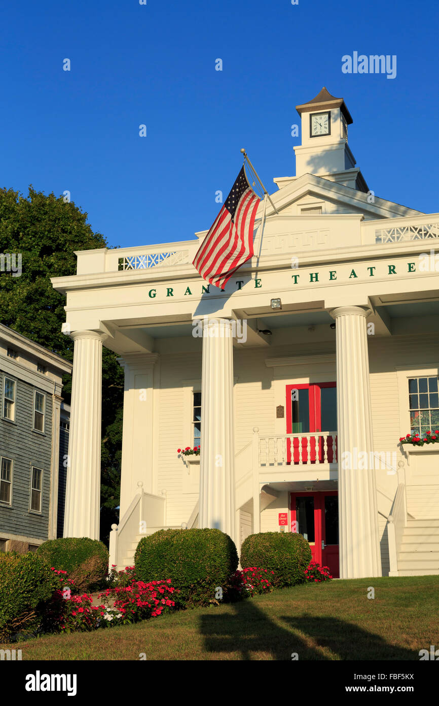 Granite Theatre, Westerly, Rhode Island, USA Stock Photo