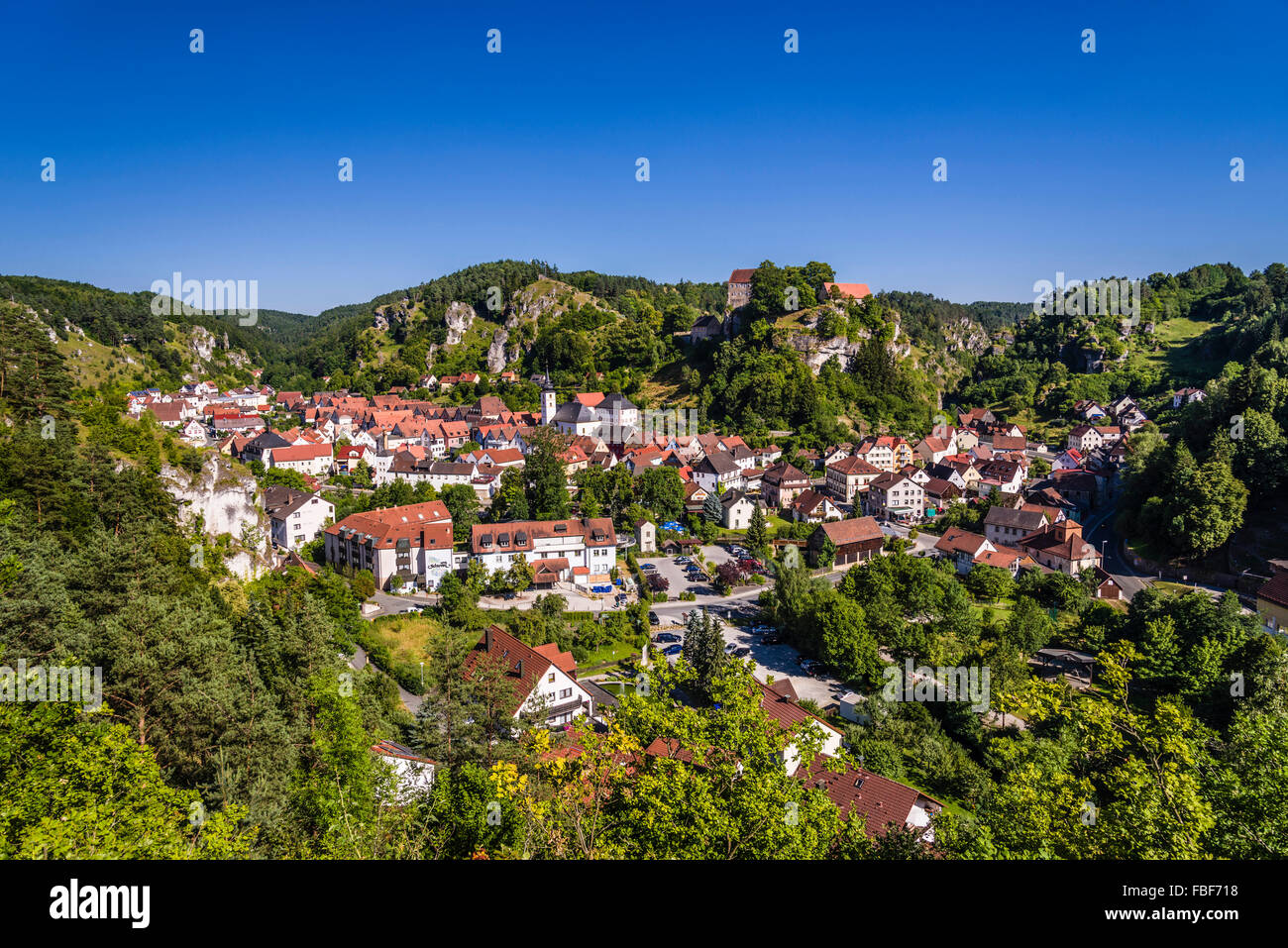 Germany, Bavaria, Upper Franconia, Franconian Switzerland, Pottenstein