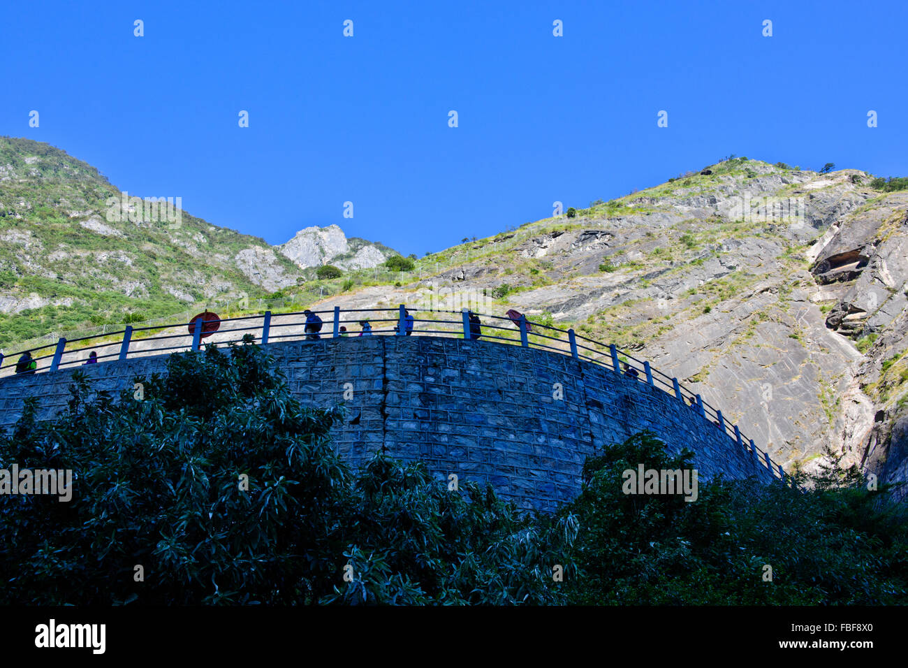 Tiger Leaping scenic canyon on the Jinsha,a primary tributary