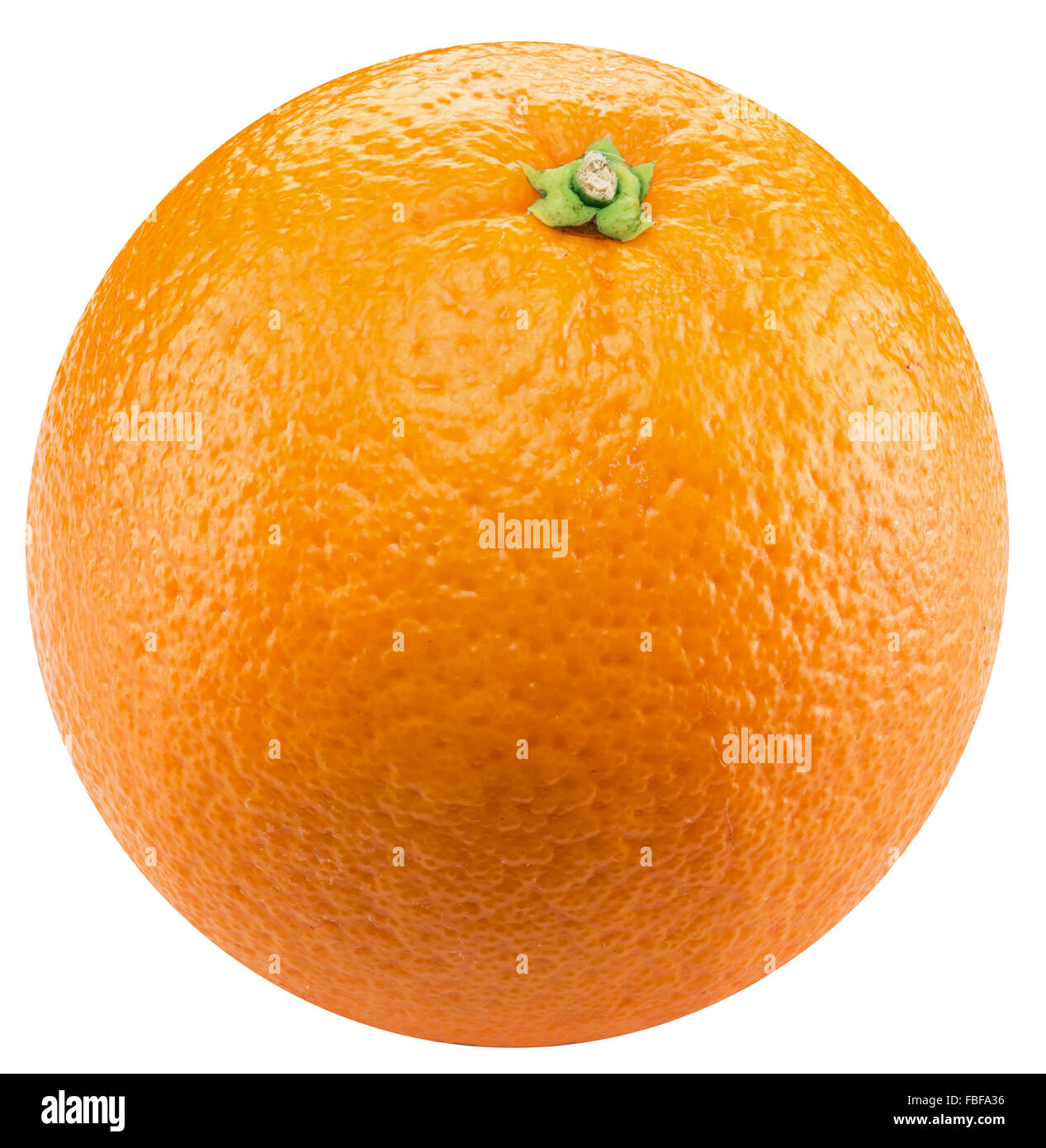 Orange fruit on the white background. File contains clipping paths. Stock Photo