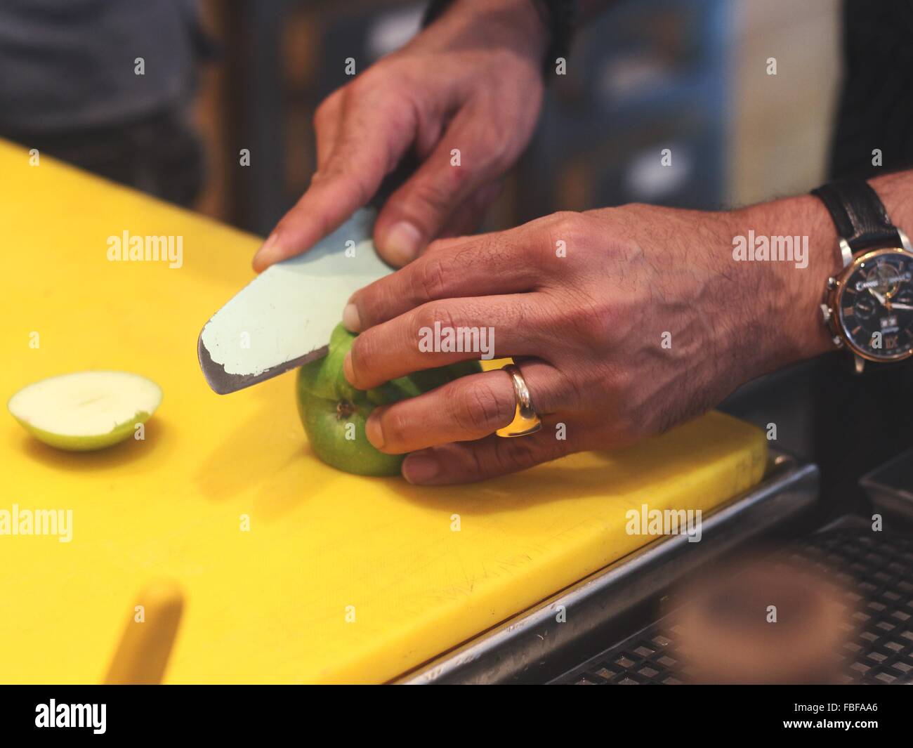 Knife fruit cutting hires stock photography and images Alamy