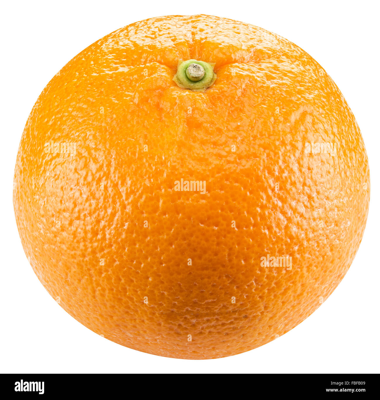 Orange fruit on the white background. File contains clipping paths. Stock Photo