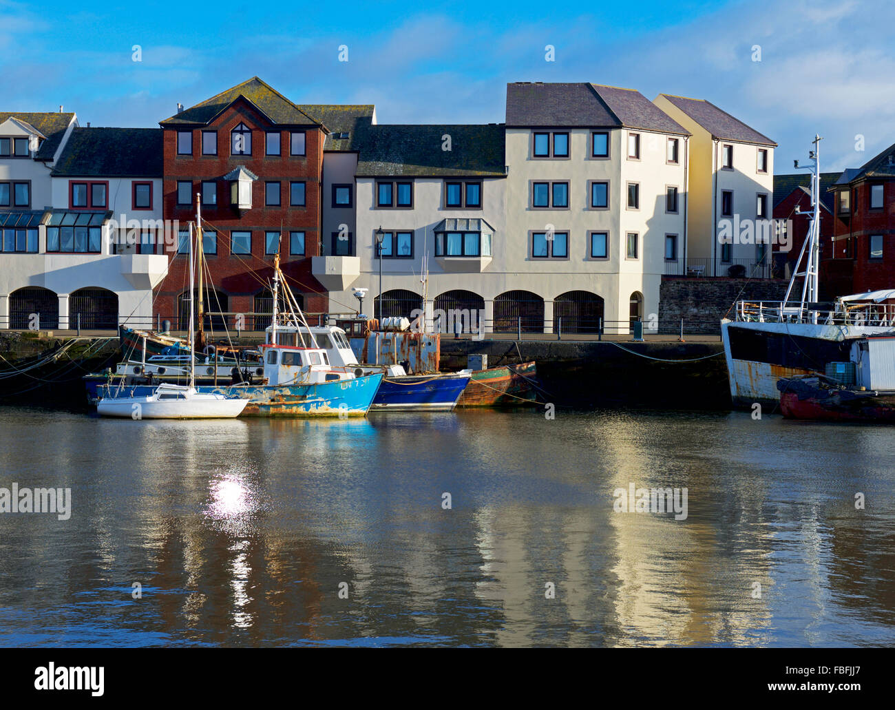 The harbour, Maryport, West Cumbria, England UK Stock Photo Alamy