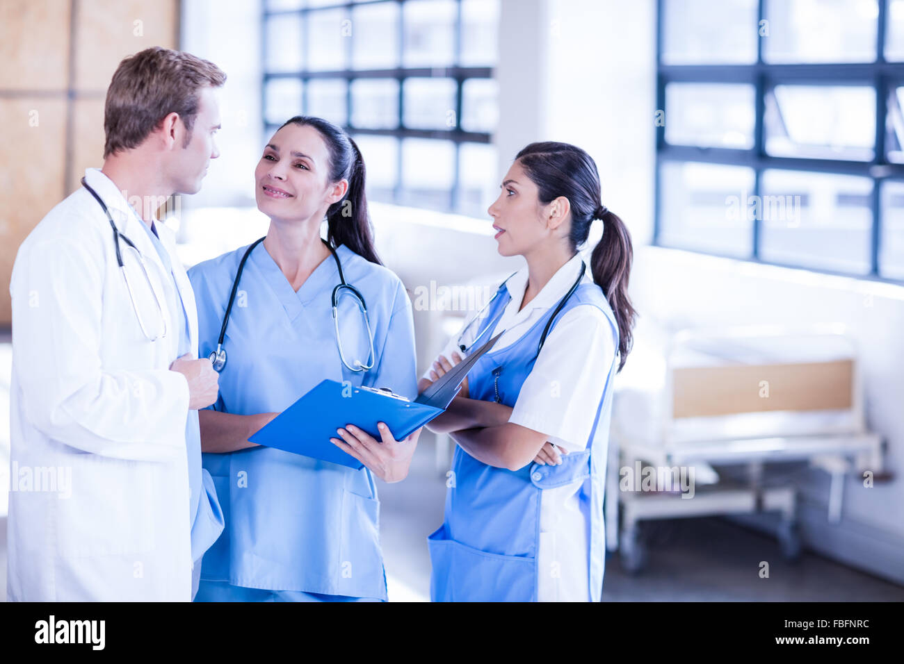Medical team writing report hi-res stock photography and images - Alamy