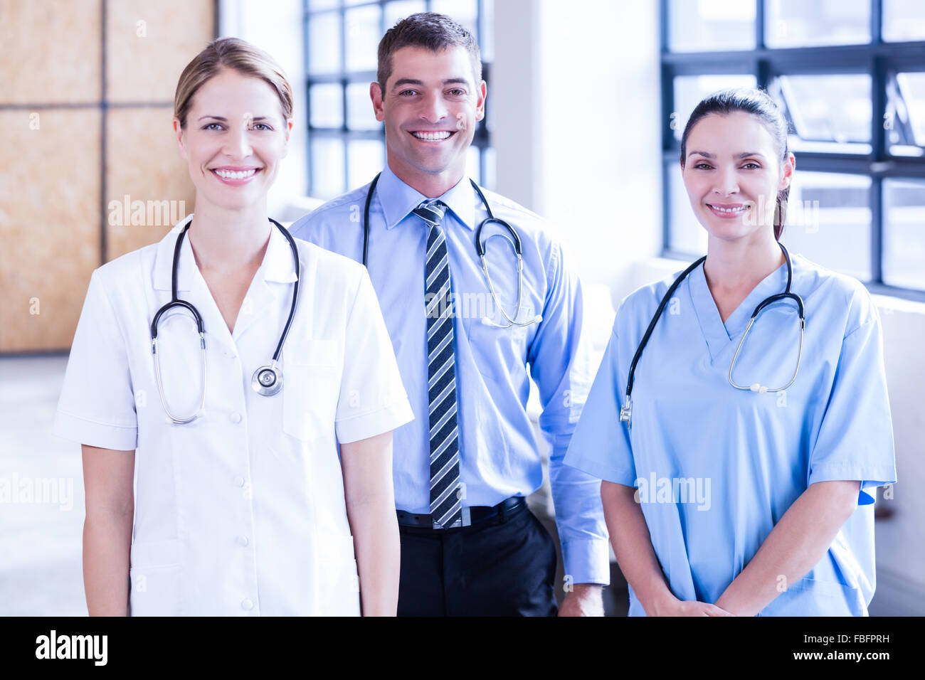 Medical team in coat hi-res stock photography and images - Alamy
