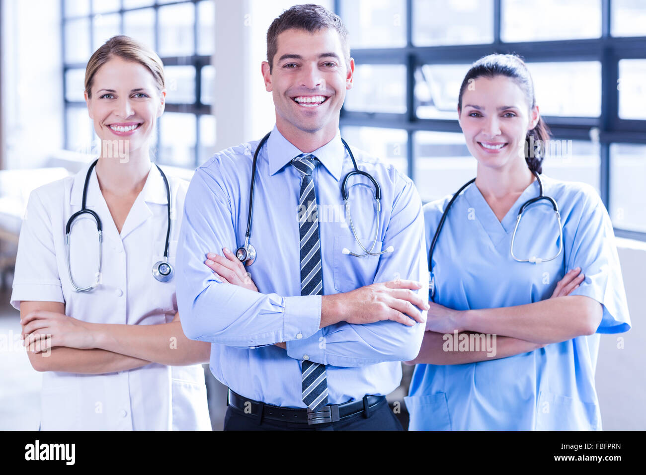Medical team in coat hi-res stock photography and images - Alamy