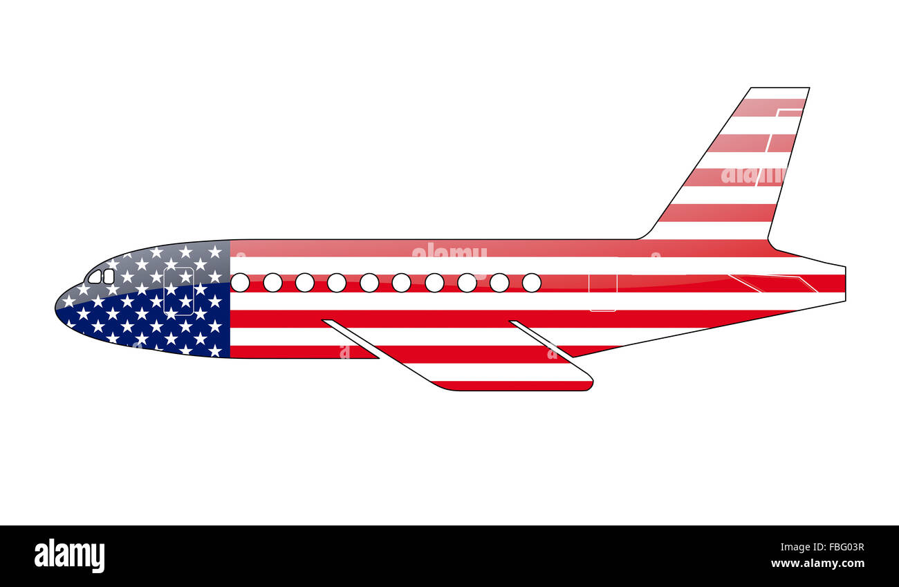 The USA flag Stock Photo