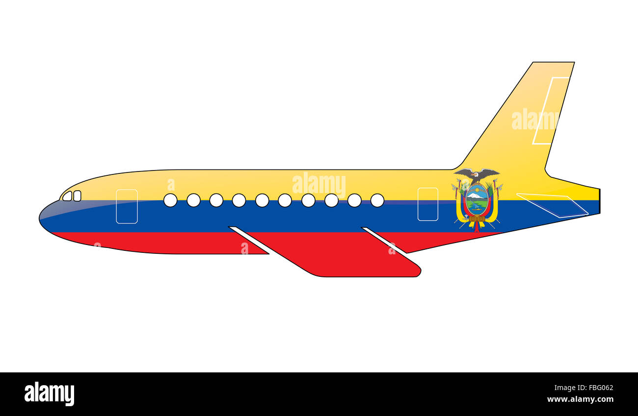 The Ecuador flag Stock Photo Alamy