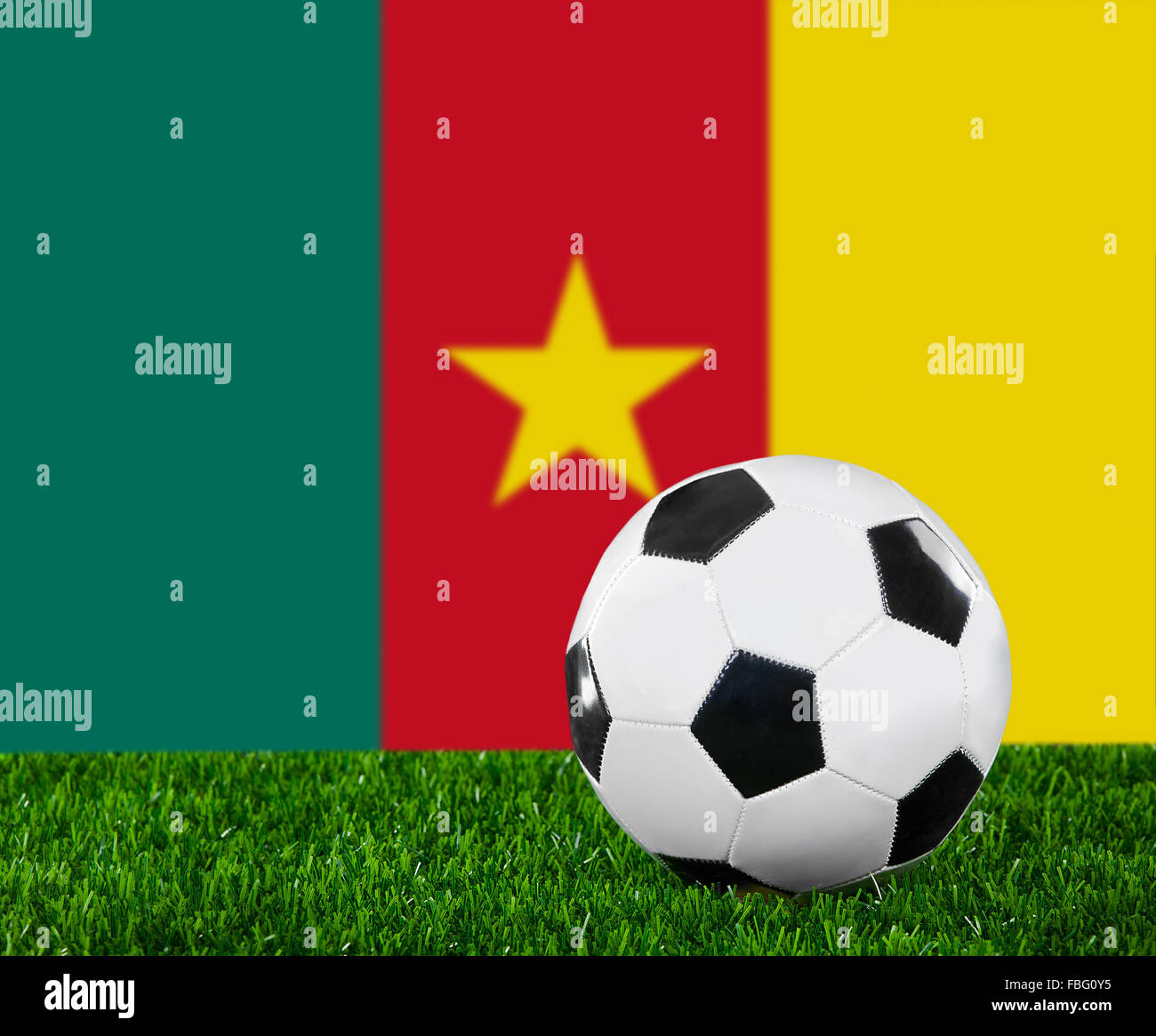 Fanion Vintage Union Douala (Cameroun) - Wimpel Football Club