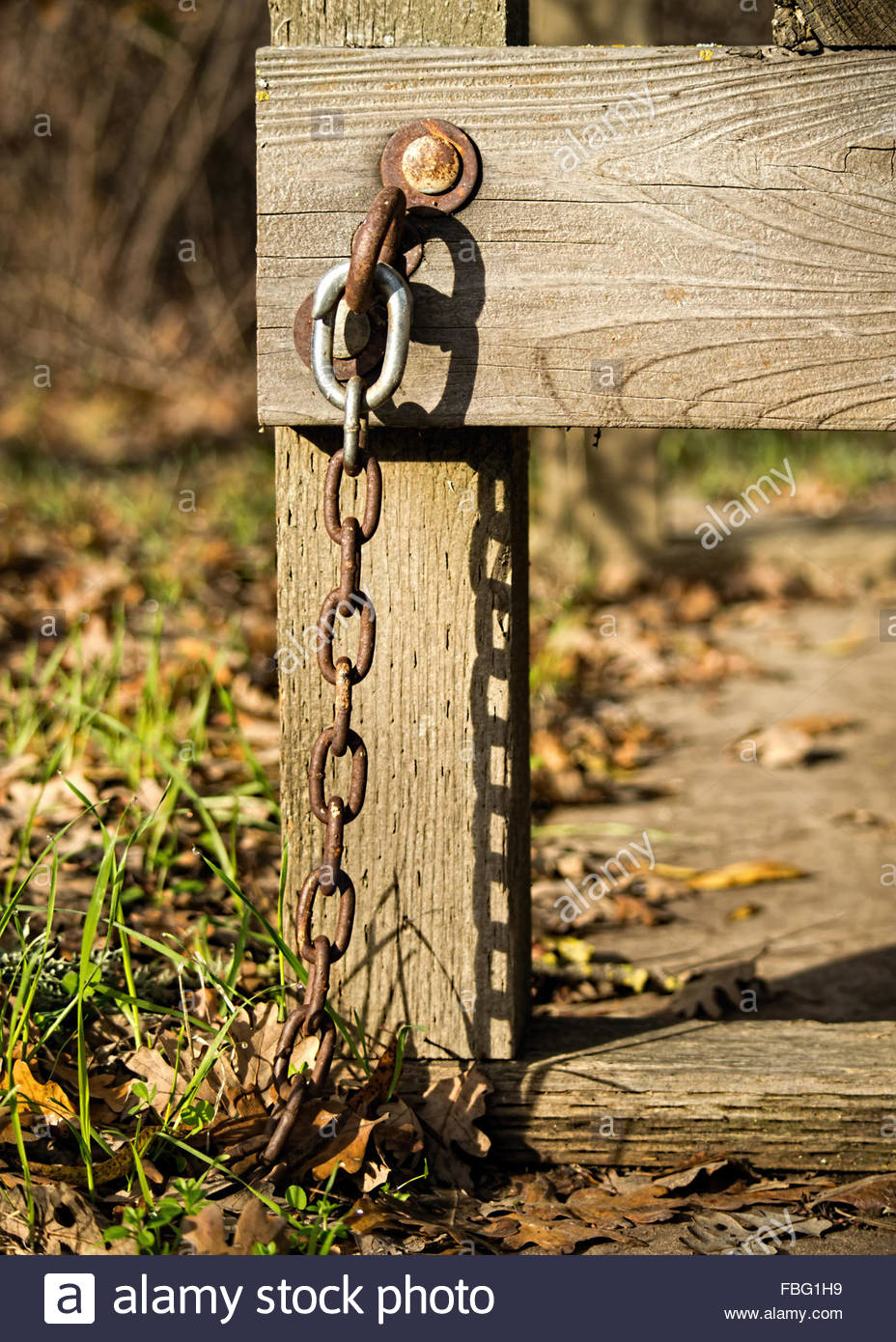 Chained To Bench Stock Photos & Chained To Bench Stock Images Alamy