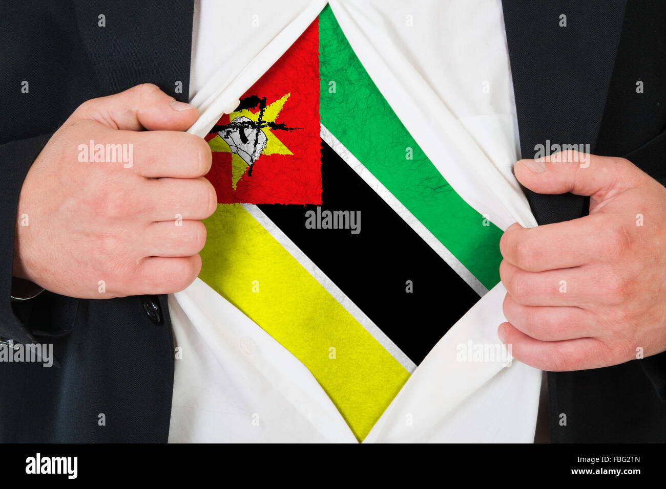 Mozambique Flag Spirit Shirt