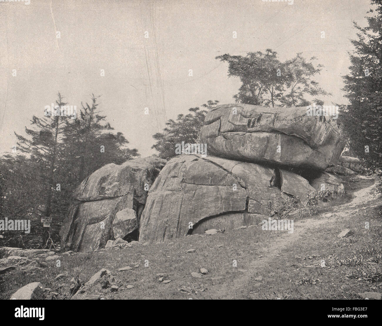 View of Little Round Top from Devil's Den, Gettysburg National Military  Park, Pennsylvania, United States Stock Photo - Alamy