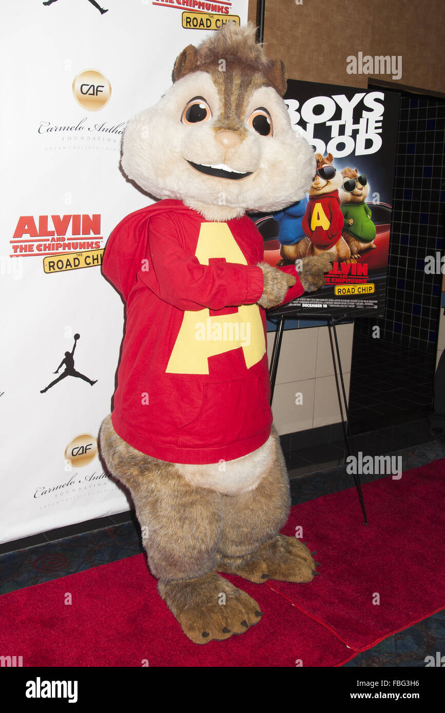 Alvin And The Chipmunks The Road Chip New York Screening Featuring