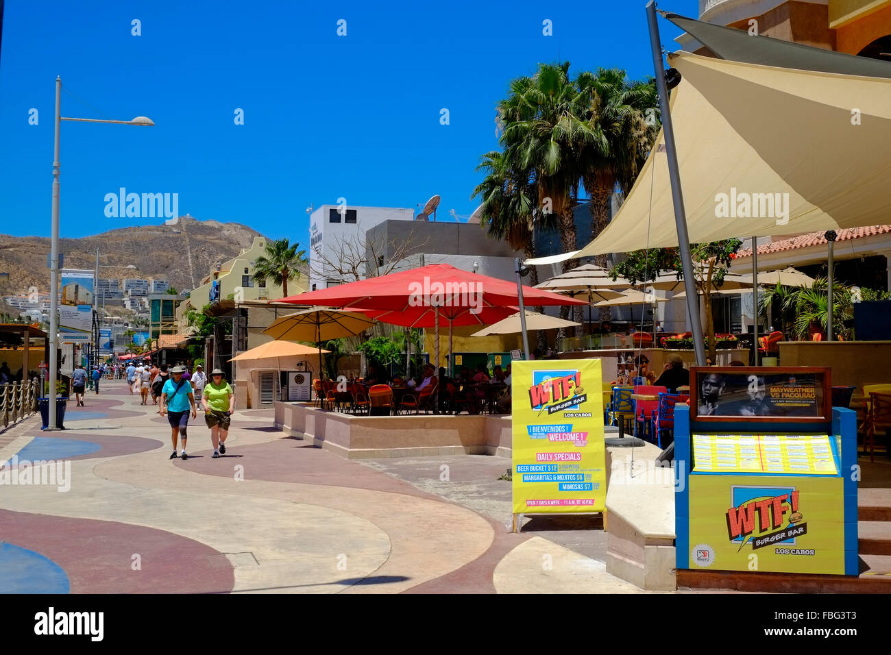 Restaurant Cabo San Lucas Mexico Pacific Ocean Stock Photo Alamy