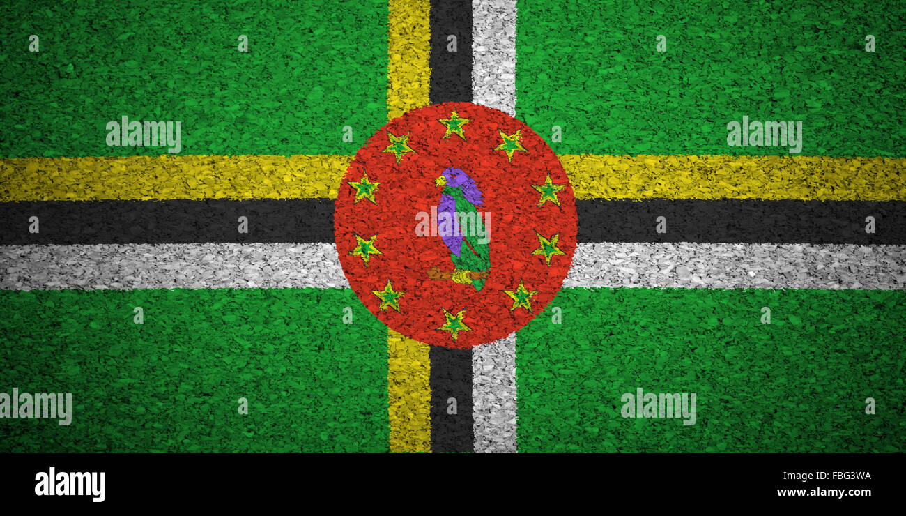 The Dominica flag Stock Photo - Alamy