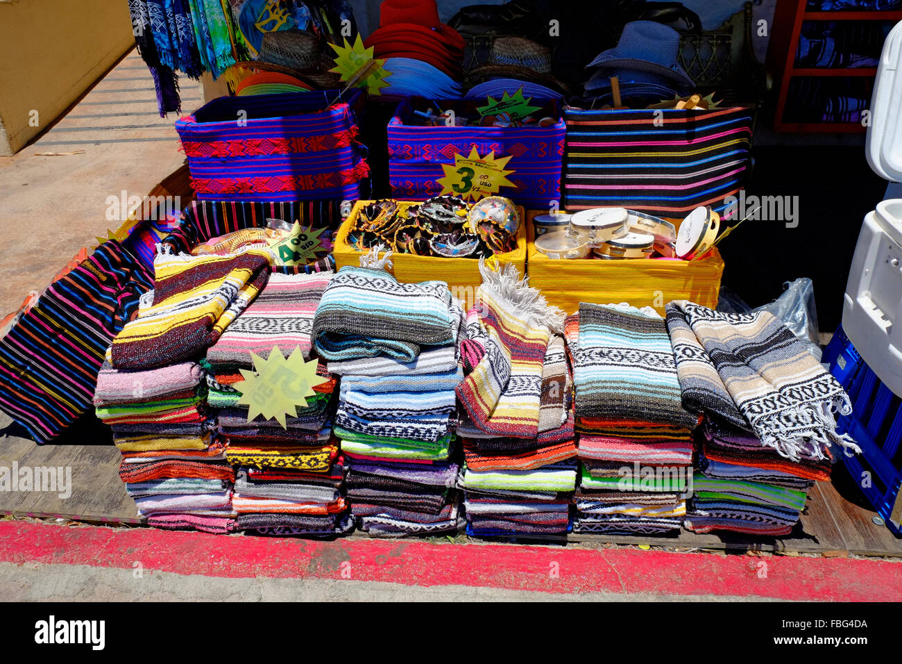 Souvenirs Gifts Cabo San Lucas Mexico Pacific Ocean Stock Photo Alamy