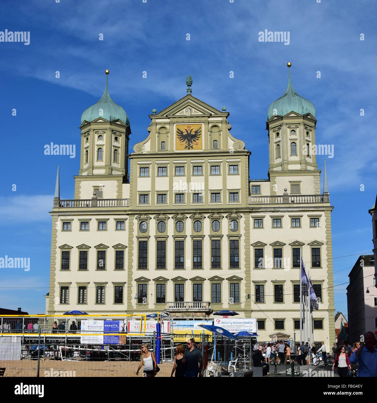 Town Hall in Augsburg, Germany Stock Photo