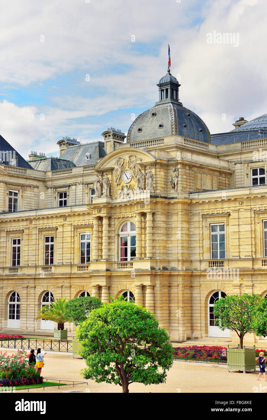 Palais de Luxembourg, Paris, Ile-de-Fance, France Stock Photo
