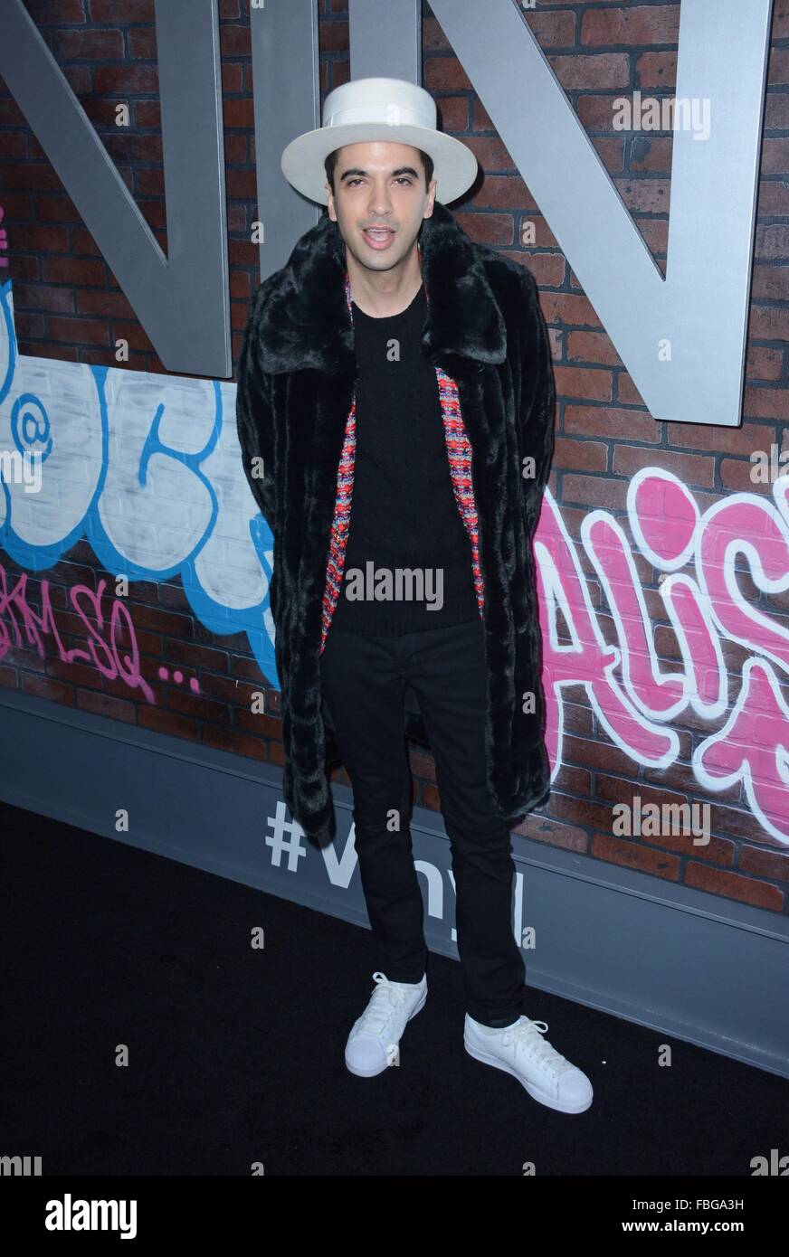 DJ Cassidy at arrivals for VINYL Premiere on HBO, Ziegfeld Theatre, New
