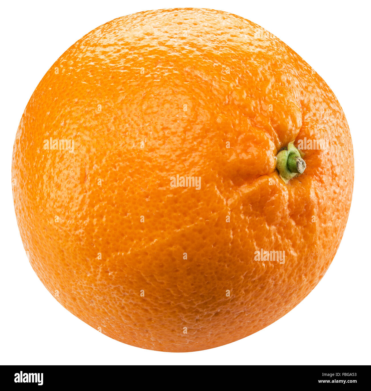 Orange fruit on the white background. File contains clipping paths