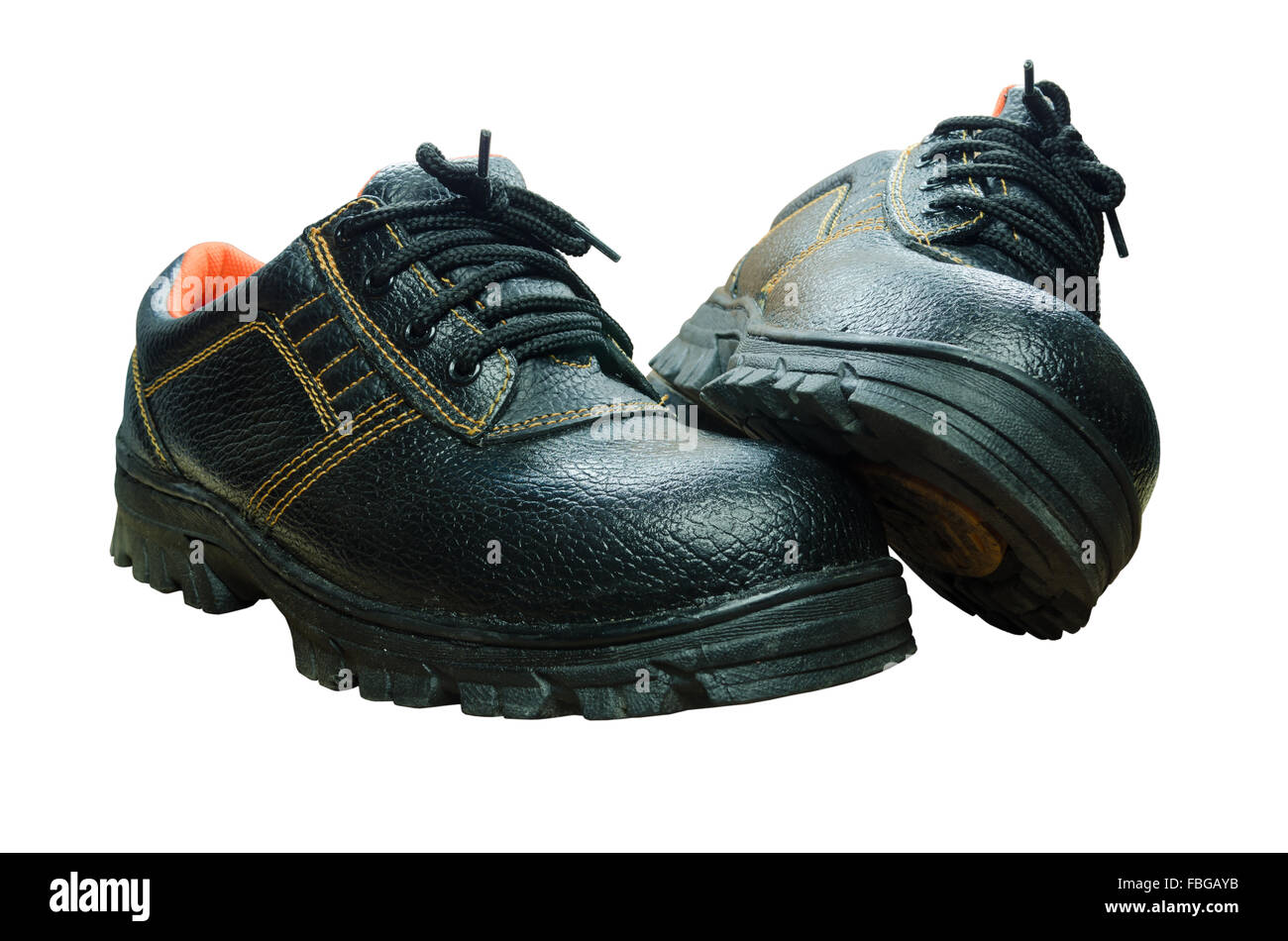 black steel cap shoes