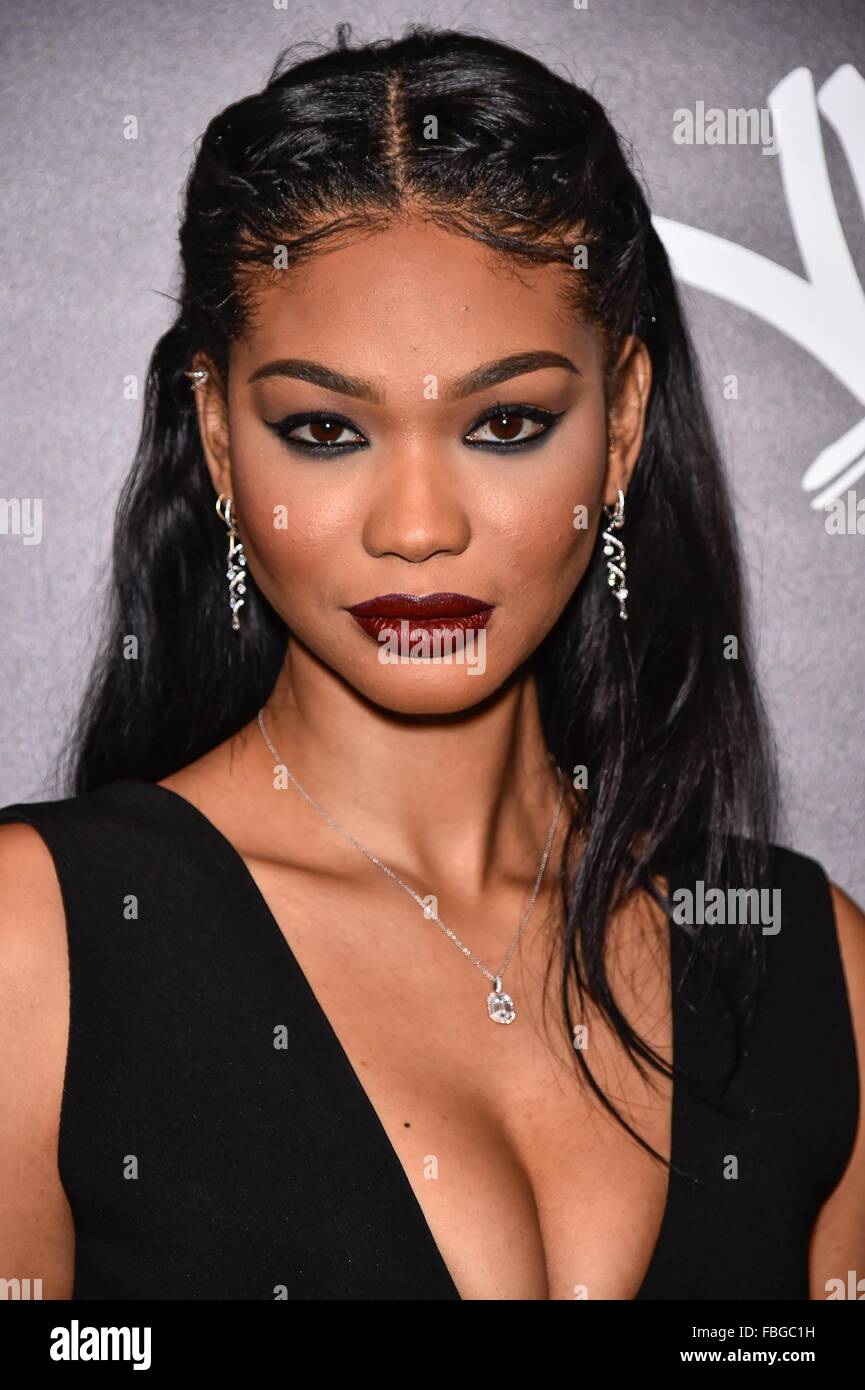 New York, NY, USA. 15th Jan, 2016. Chanel Iman at arrivals for Grand  Opening of VANDAL Restaurant by TAO Group, 199 Bowery, New York, NY January  15, 2016. Credit: Steven Ferdman/Everett Collection/Alamy