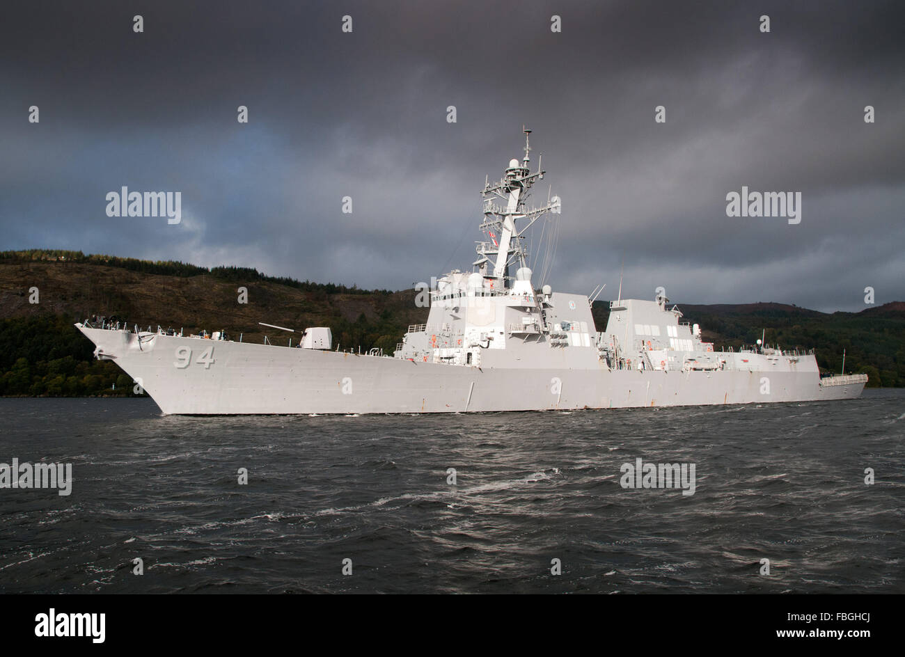 USS Nitze, arleigh burke class, destroyer. Stock Photo