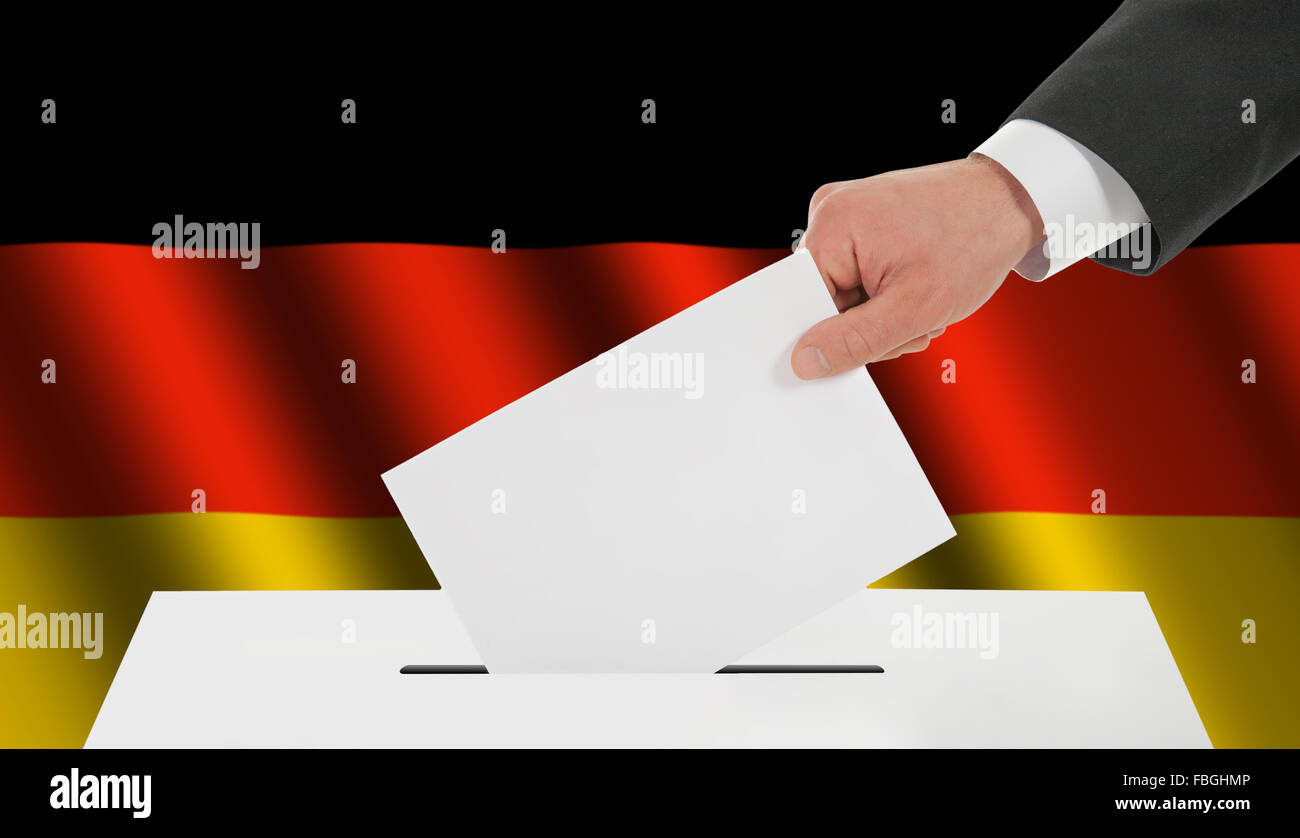 The German flag Stock Photo Alamy