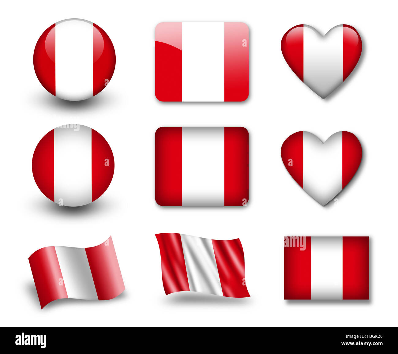 The Peru flag Stock Photo Alamy