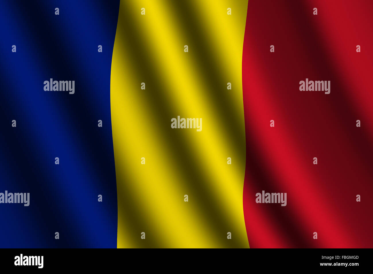 The Romania flag Stock Photo Alamy