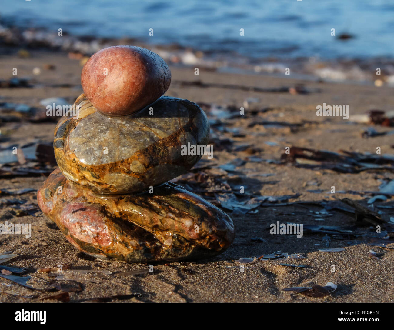 Mountain sea beach rock pattern hi-res stock photography and images - Alamy