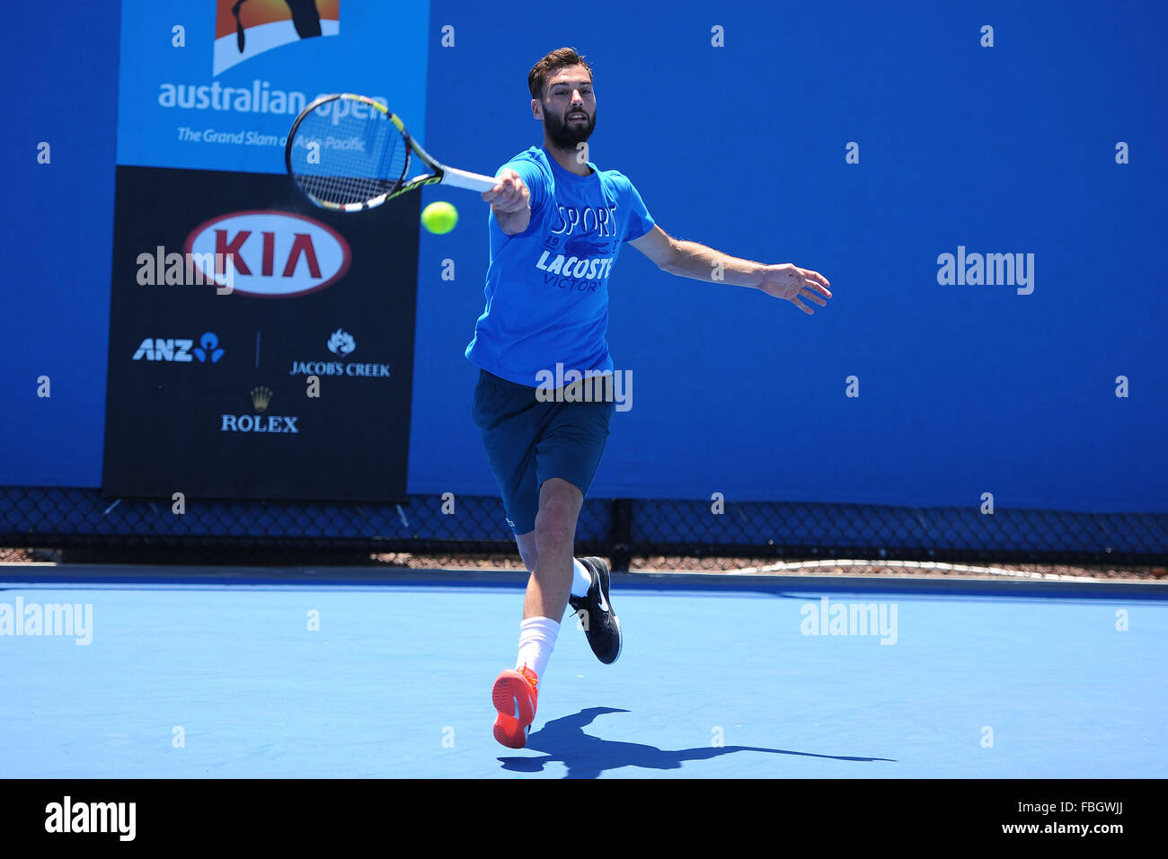 Melbourne, Australia. 16th Jan, 2016. 2016 Australian Tennis Open