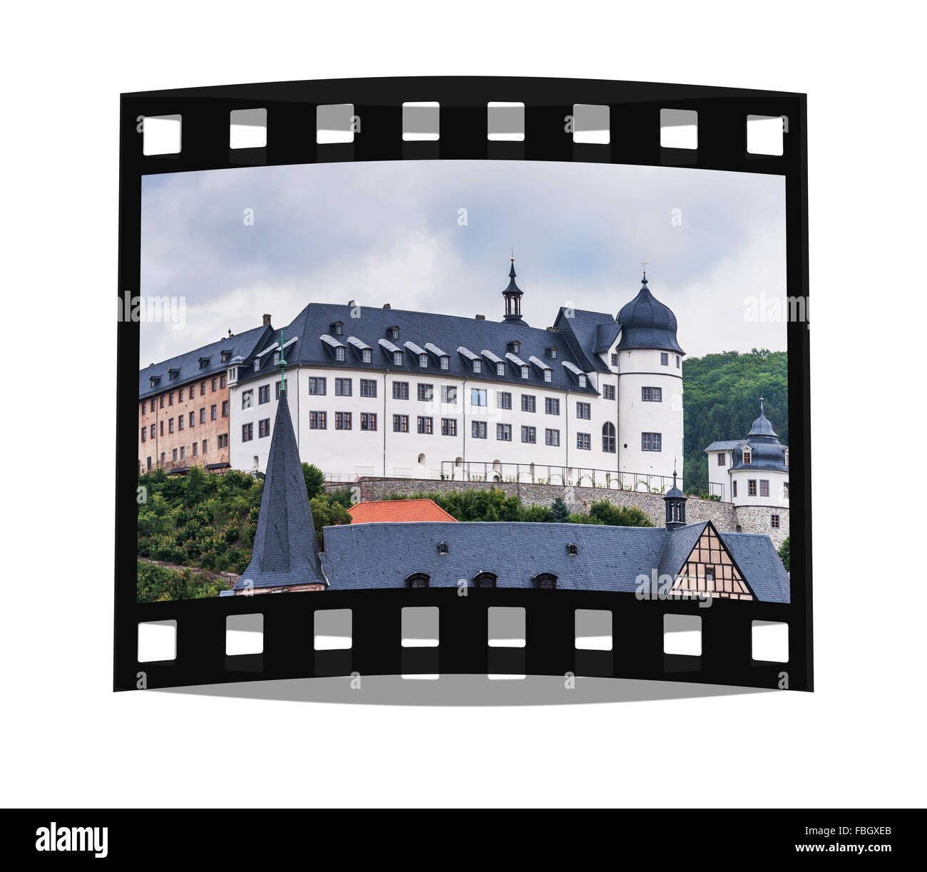 Castle Stolberg/Harz, municipality Suedharz, Mansfeld-Suedharz, Saxony-Anhalt, Germany, Europe Stock Photo