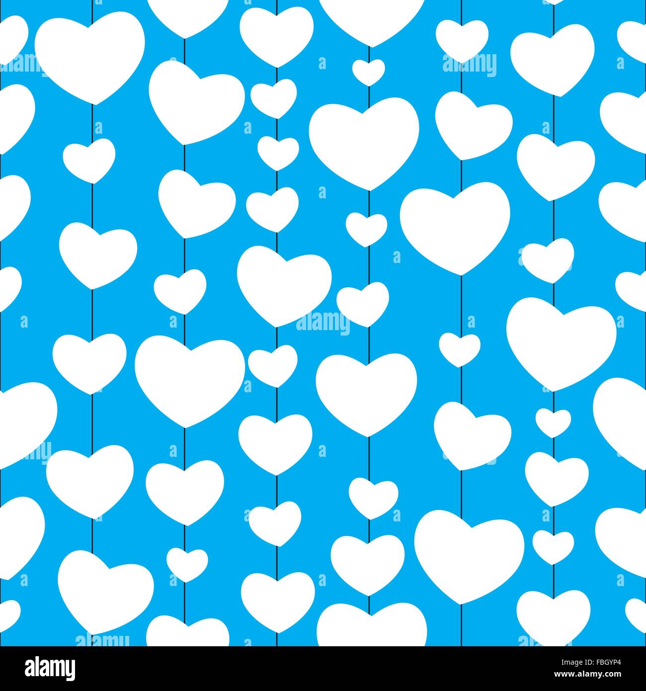 Heart Love Seamless Pattern Background Vector Illustration Stock Vector ...