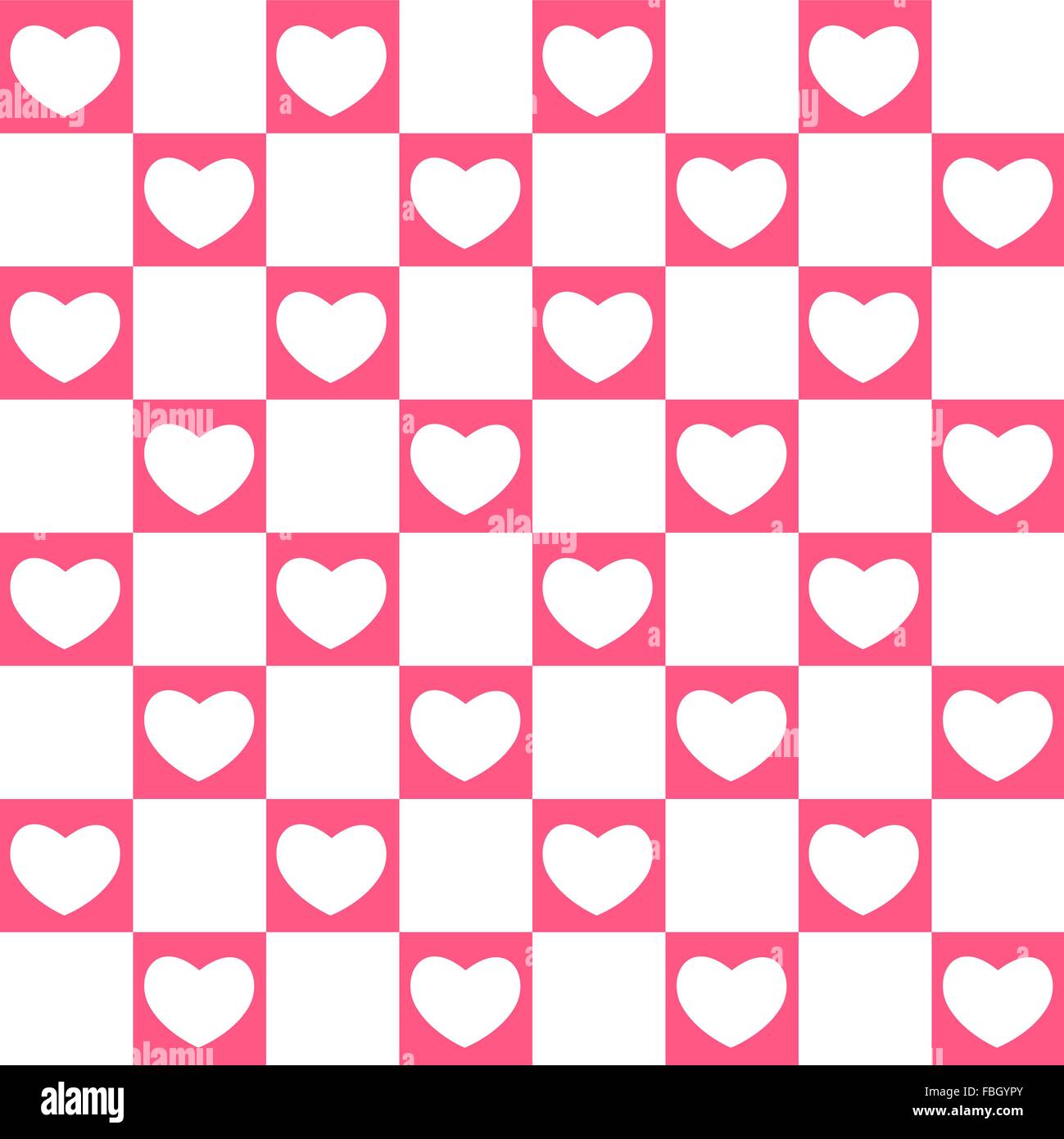Heart Love Seamless Pattern Background Vector Illustration Stock Vector ...