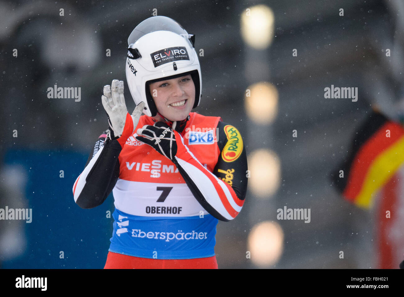 Oberhof, Germany. 16th Jan, 2016. Luge World Cup: Miriam Kastlunger ...