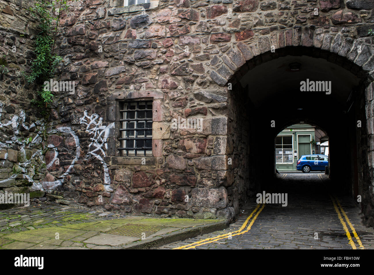 Short Tunnel in Scotland Stock Photo Alamy