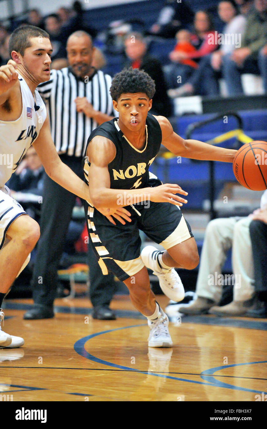While dribbling into the offensive zone a player attempts to drive past