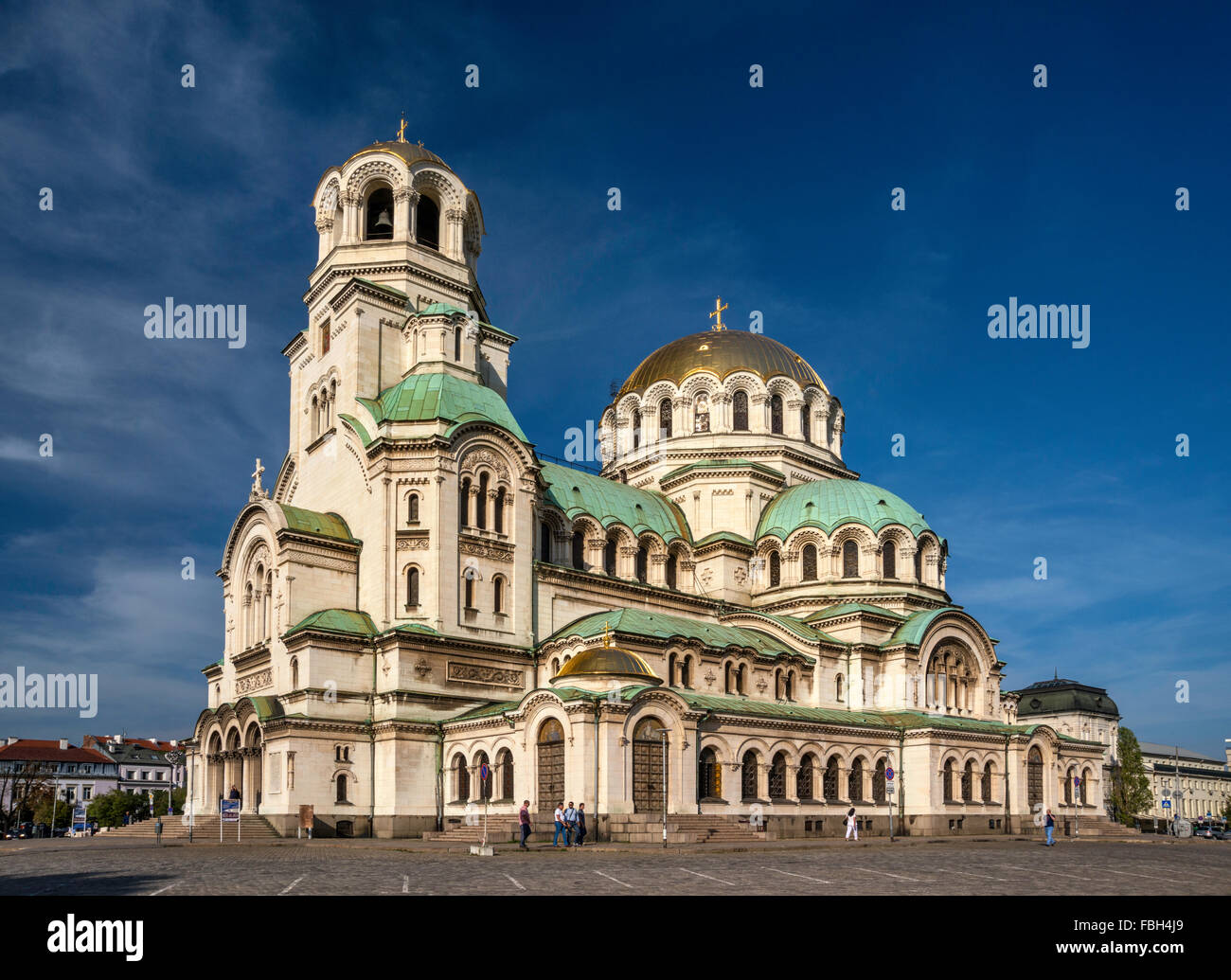 Aleksander Nevski Church in Sofia, Bulgaria Stock Photo