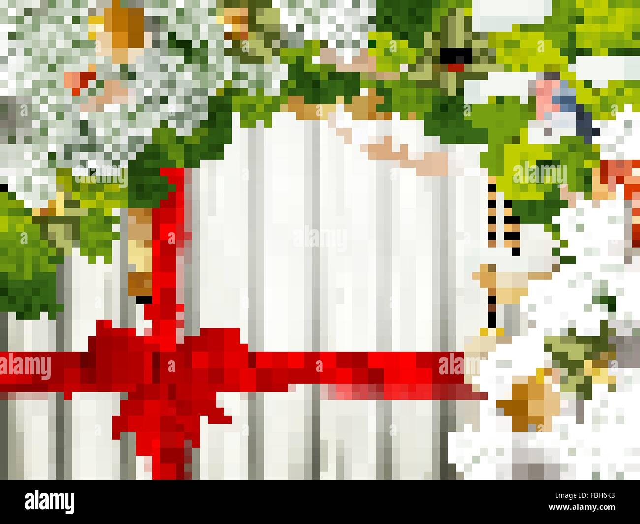 Christmas background with red bow. EPS 10 Stock Vector Image & Art - Alamy