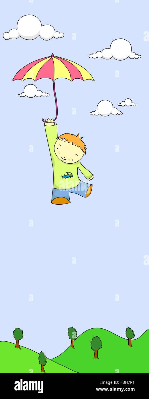 Cartoon Boy Flying With An Umbrella Stock Vector Image Art Alamy cartoon-boy-flying-with-an-umbrella-stock-vector-image-art-alamy