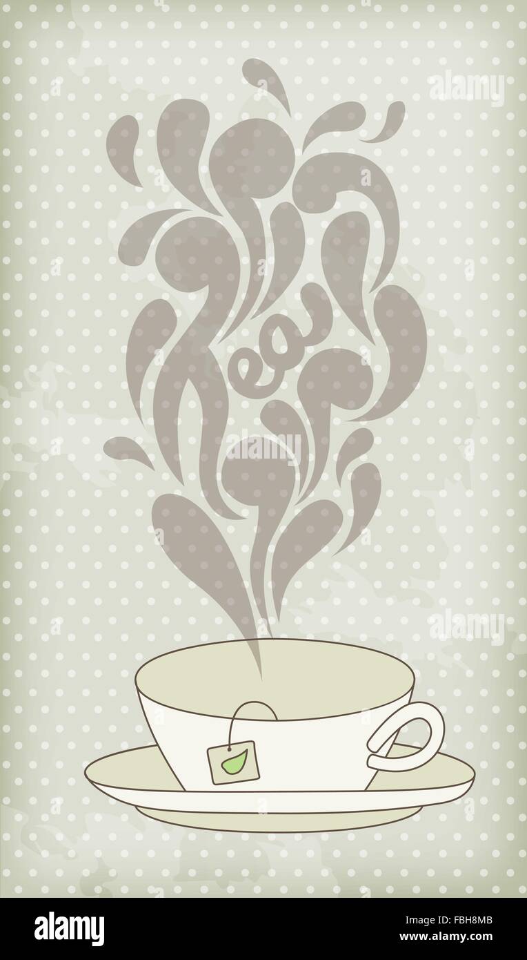 Teacup steam Stock Vector Images - Alamy