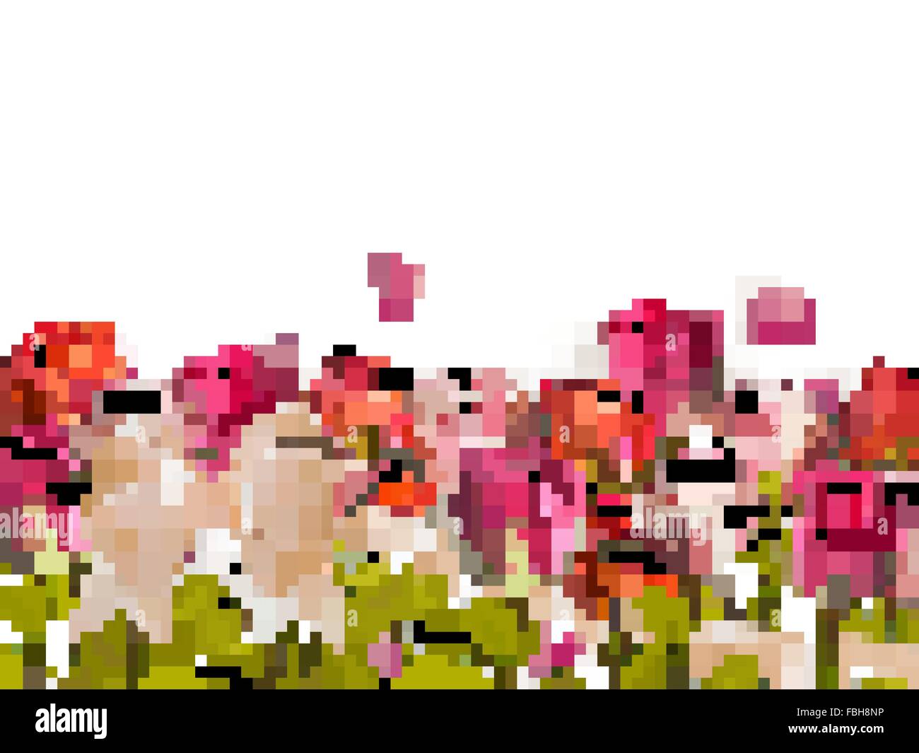 Roses and heart shape Petals. EPS 10 Stock Vector Image & Art - Alamy