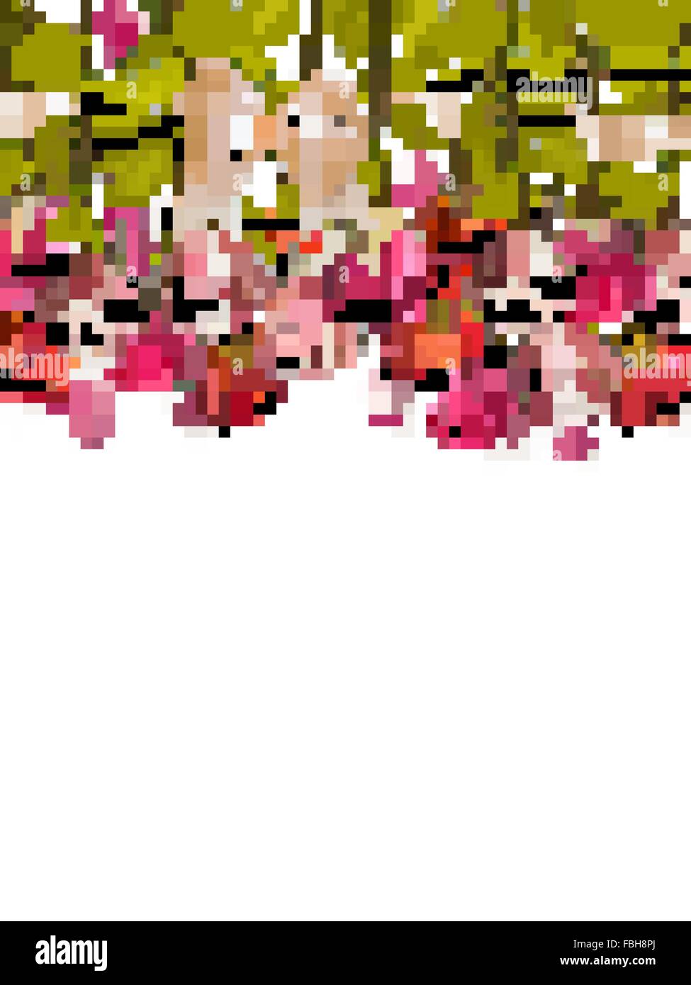 Roses and heart shape Petals. EPS 10 Stock Vector Image & Art - Alamy