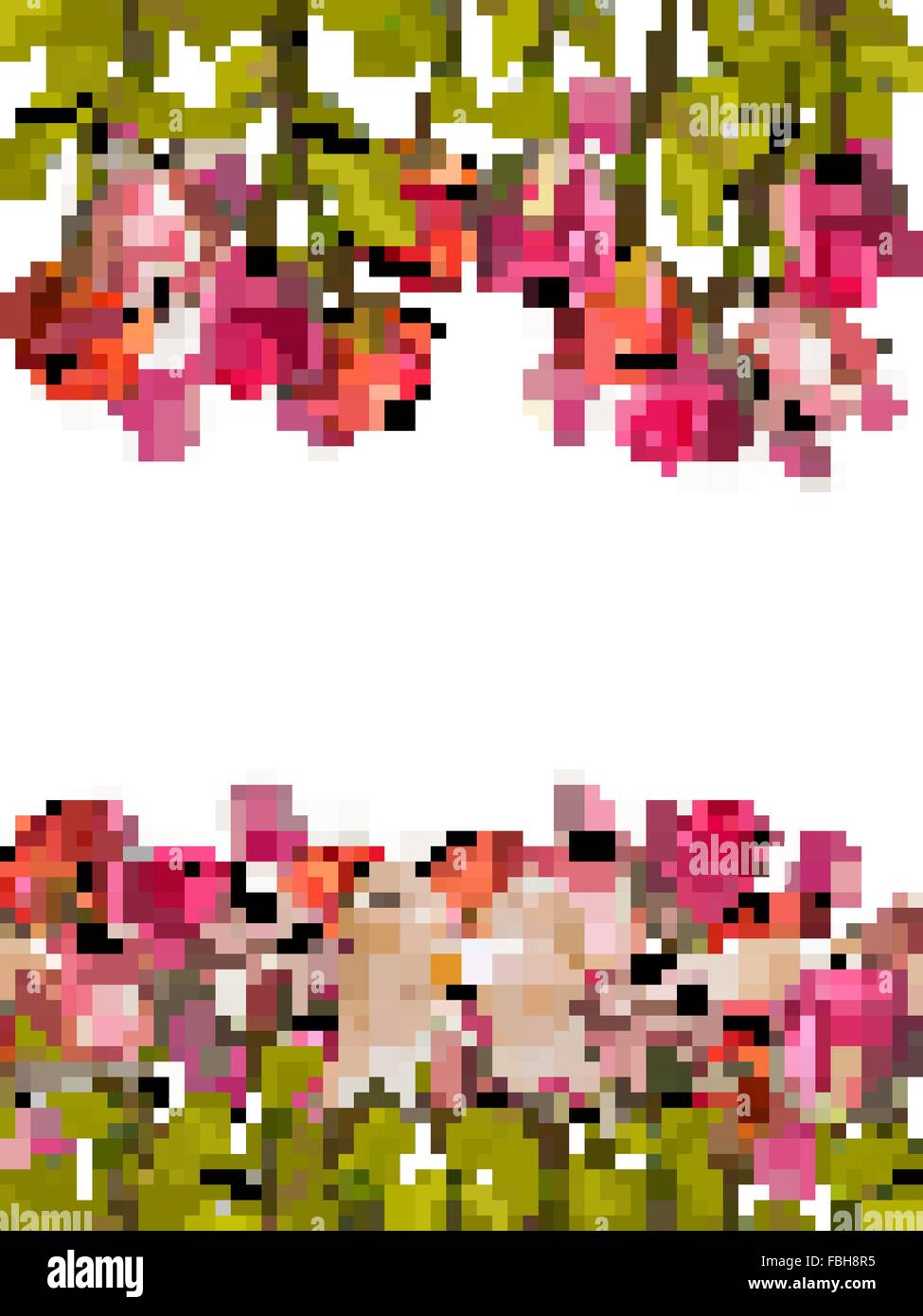 Roses and heart shape Petals. EPS 10 Stock Vector Image & Art - Alamy
