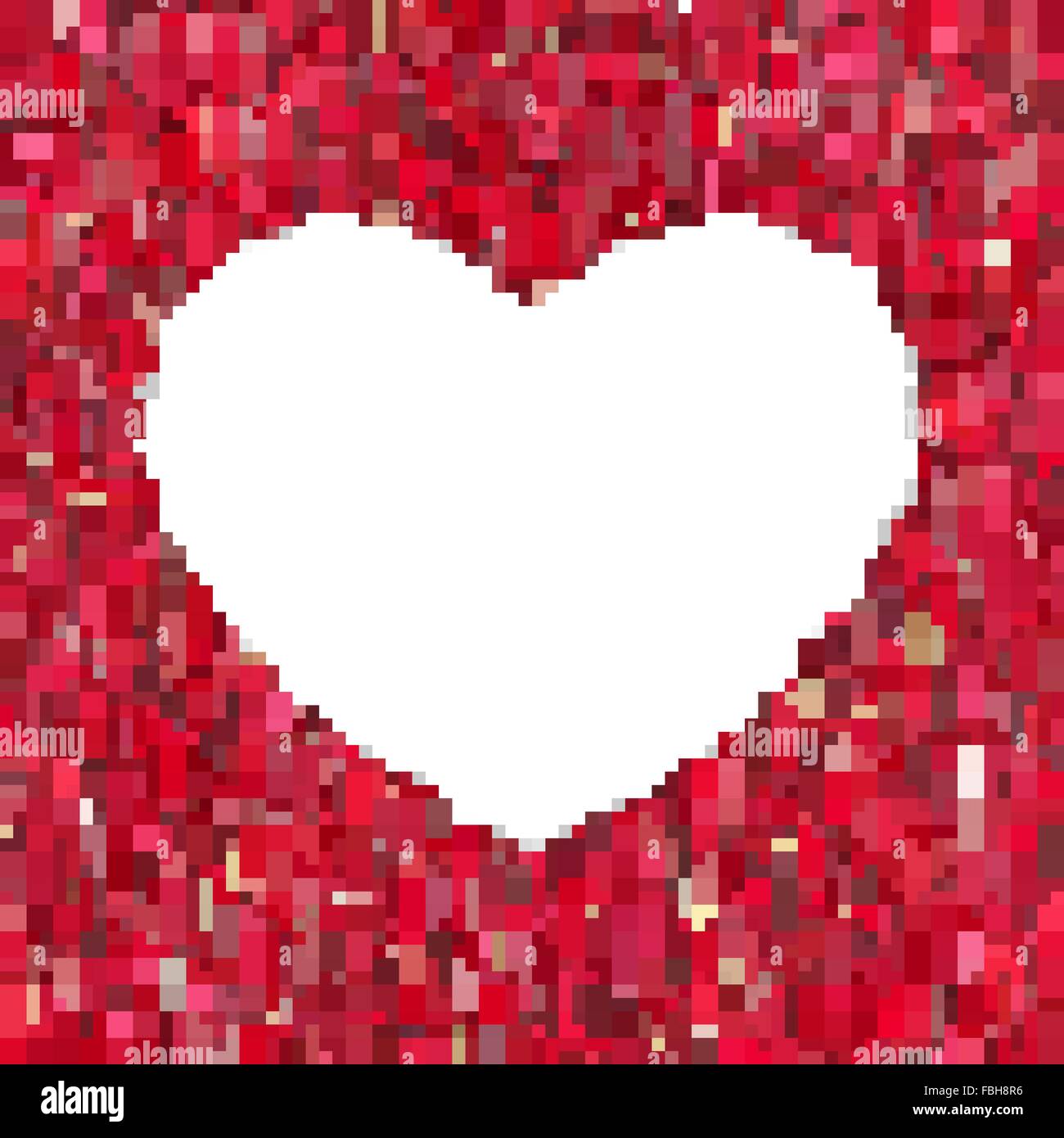 Heart of red rose petals. EPS 10 Stock Vector Image & Art - Alamy
