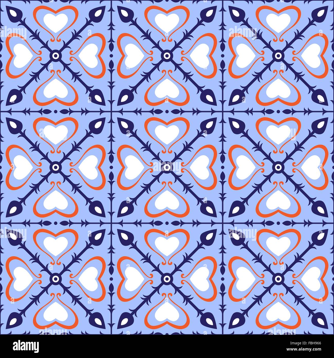 colorful arabic style tiles - seamless pattern Stock Vector Image & Art ...
