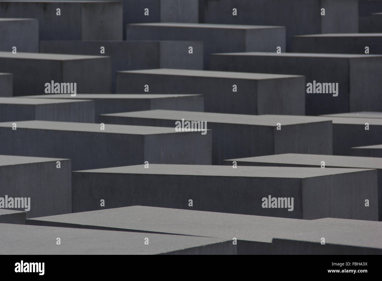 jews memorial berlin, geometric, architecture, light, shadows, multiplication, symmetry Stock Photo