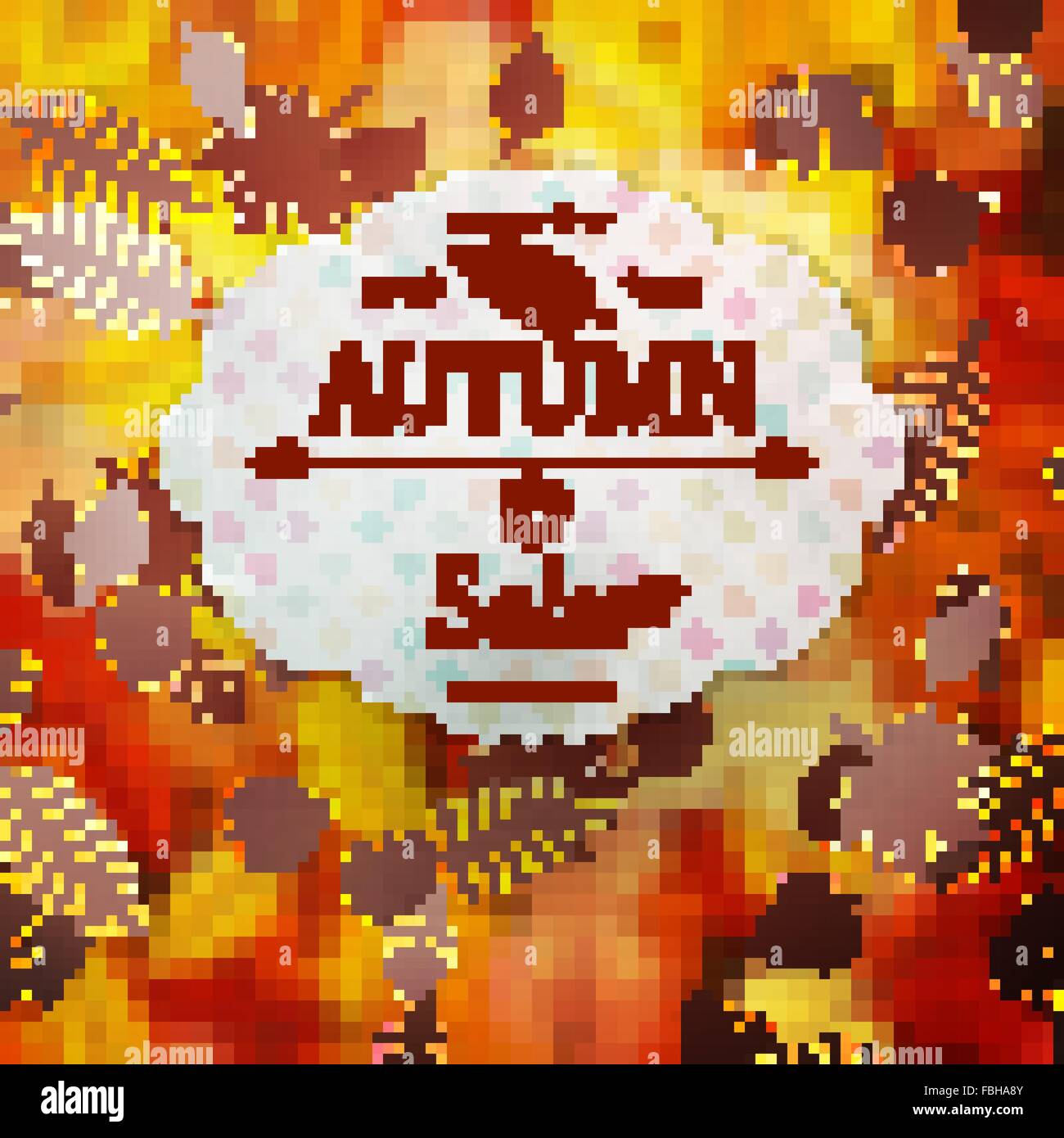 Sale with autumn leaves. EPS 10 Stock Vector Image & Art - Alamy